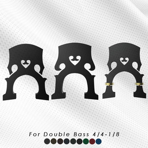 Pont de <span class=keywords><strong>violoncelle</strong></span> en Fiber de carbone Pure de toutes tailles, Double pont de basse, pont de <span class=keywords><strong>violon</strong></span>, accessoires, pièces de bricolage - Product Image 3