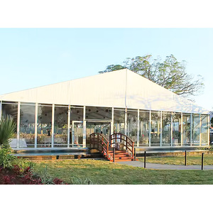 Vente en gros de luxe grande couverture en PVC 10X30m tente d'événement intérieur/extérieur église mariage fête chapiteau voile pour réception salon professionnel - Product Image 6