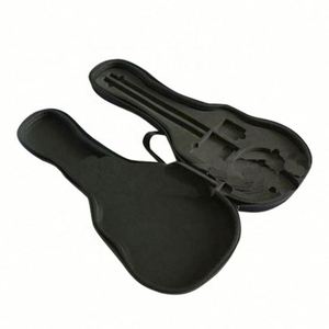 Estuches Rígidos Portátiles Impermeables de Cuero EVA Clásicos Personalizados con Forma de Guitarra para Ukelele y Caja Musical - Product Image 2