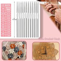 Fournitures de crochet à tricoter ensemble assorti kit de crochet portable pour femmes avec accessoires de fil et sac pour adultes débutants