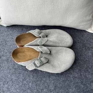 Zuecos de Diseño con Caja, Sandalias Planas de Corcho, Moda de Verano, Cuero Genuino, Sandalias Favoritas para Mujer y Hombre, Zapatos de Playa de Alta Calidad - Product Image 4
