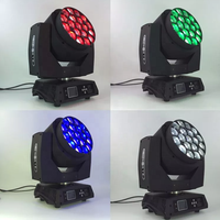 Tête mobile LED Zoom Wash Light RGBW 4In1 Bee Eyes Beam Rotating Effect Stage DJ Club Disco Wedding Led Dmx Led Par 19pcs 15w