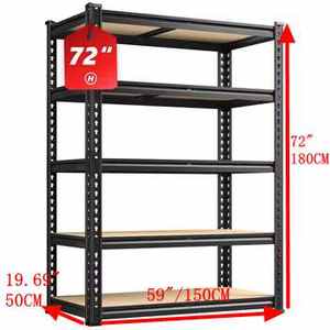 Ventes directes d'usine Étagères à 5 trous de gourde en acier robustes Étagères empilables pour garage souterrain Étagères industrielles Conception sans boulon - Product Image 6