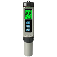 Outils de test pour piscine, testeur de qualité de l'eau 8-en-1, TDS/PH/EC/Salinité/Densité spécifique/ORP/Chlore résiduel/Température