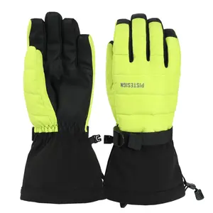 Gant d'hiver de ski isolé en plein air de haute qualité gants de motoneige imperméables homme gant d'hiver compatible avec l'écran tactile