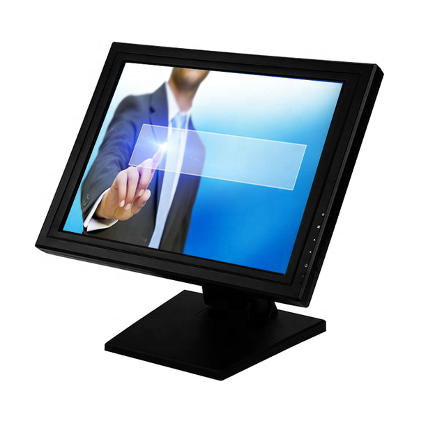 Custom Logo 17 Inch 4:3 Capacitive Touch Screen Monitor VGA/DVI/HD-MI Optional Interfaces 1280x1024 Resolution for New Store POS