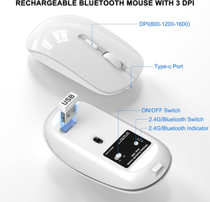Rechargeable Ergonomic Waterproof 78-key Wireless <b>Keyboard</b> Mouse Led Backlight Bt 2.4g <b>Usb</b> Dual-channel Connection Stock A-78 - Product Image 5
