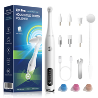 CURVY MOON Polisseur dentaire professionnel rechargeable 5 modes de vitesse Nettoyage quotidien Polisseur dentaire intelligent