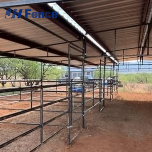 Panneau de clôture robuste galvanisé pour chevaux, chèvres, moutons et bovins, pour ferme et ranch, en <span class=keywords><strong>bois</strong></span> traité thermiquement - Product Image 3