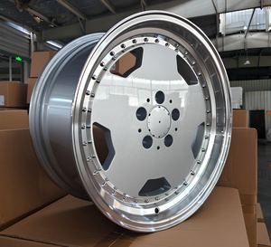 Cerchi Forgex Staggered 17 18 19 Pollici Argento 5X112 Flow Forming per <span class=keywords><strong>Mercedes</strong></span> <span class=keywords><strong>Benz</strong></span> W124 <span class=keywords><strong>W126</strong></span> W140 W201, Cerchioni per Auto Passeggeri - Product Image 1