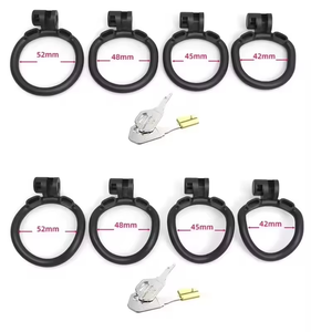 Tự chế chastity vành đai khóa nam niệu đạo sissy chastity lồng phẳng cho mọc sừng Micro nam chastity lồng hình ảnh hình ảnh - Product Image 3