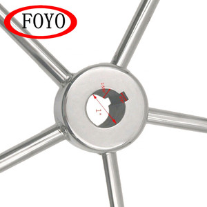 Volante <span class=keywords><strong>de</strong></span> Barco FOYO, Herrajes Marinos, Volante <span class=keywords><strong>de</strong></span> <span class=keywords><strong>Acero</strong></span> Inoxidable <span class=keywords><strong>de</strong></span> 24'' para Yates, <span class=keywords><strong>Veleros</strong></span> y Kayaks - Product Image 4