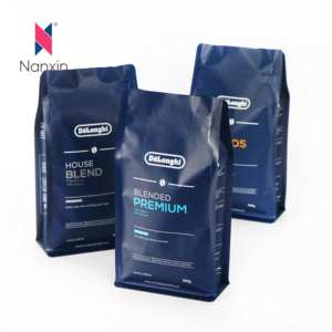 Bolsas de <span class=keywords><strong>café</strong></span> personalizadas con asa, bolsa flexible laminada con fuelle lateral, bolsas para embalaje de palitos de <span class=keywords><strong>café</strong></span> instantáneo - Product Image 3