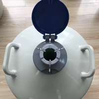 Cylindre d'azote liquide YDS de petite capacité de haute qualité, réservoir de conteneur LN2, récipient sous pression de 10 litres, aluminium aéronautique