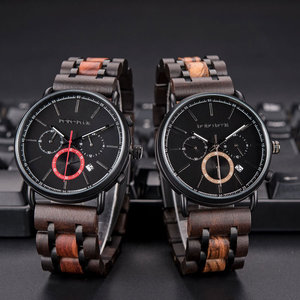 DODO DEER — montre de luxe en bois pour hommes, bracelet à quartz, nouvelle collection 2022 - Product Image 4