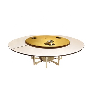 Organizador Giratorio de Vidrio Templado de 36 Pulgadas para Bodas, Plato Giratorio para Comedor con Bandeja Rotatoria - Product Image 5