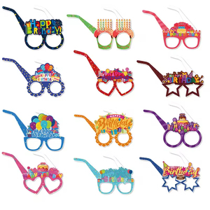 Divertidas Gafas de Fiesta de Cumpleaños Hechas de Papel 3D con 12 Estilos Diferentes para Niños - Product Image 2