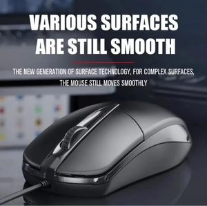เมาส์ออปติคอล 3 มิติ แบบ Ergonomic กันน้ำ สำหรับธุรกิจ สำนักงาน เล่นเกมส์  รองรับโลโก้สั่งทำ สีดำ แบบมีสาย ราคาประหยัด ใช้งานง่าย มีสินค้าพร้อมส่ง - Product Image 3