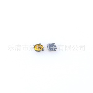 Interrupteur tactile Leqing Jieyue Electronics 3.7X3.7X0.35mm, contact en acier inoxydable, coque PPA, certifié RoHS - Product Image 2
