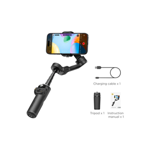 <span class=keywords><strong>Stabilisateur</strong></span> de cardan Aochuan Smart X2 Mini 3 axes pour <span class=keywords><strong>iPhone</strong></span> 7.8' avec perche d'extension et <span class=keywords><strong>bras</strong></span> réglable à suivi IA 5.0 - Product Image 2