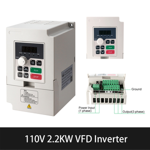 Kit de Motor de Husillo CNC para Máquina Herramienta, 2.2KW ER20, Refrigerado por Aire, 110v/220v, con Inversor VFD para Grabado y Fresado CNC en Madera - Product Image 4