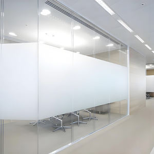 Parete Divisoria in Vetro Temperato Senza Telaio Ignifuga, Conforme alle Norme di Sicurezza per Edifici Pubblici, Uffici e Hotel - Product Image 1