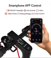 Trottinette électrique pliable pour adultes avec fonction d'application, en stock dans les entrepôts des États-Unis et de l'UE, trottinette électrique intelligente pour usage urbain, trottinette électrique UL2272