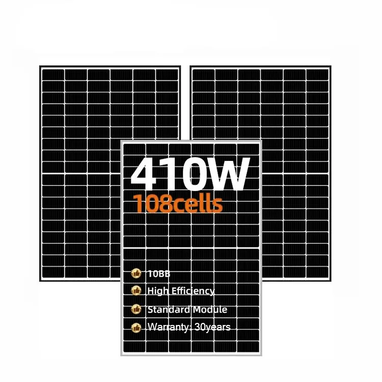 High Quality Photovoltaic Panel 400 Watt 400W Solar Panel 410W 420W 425W All Fully Black Solar Panel europe warehouse Pv Module