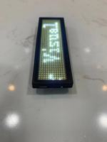 Smartes APP-programmierbares LED-Namensschild mit digitaler Beleuchtung, wiederverwendbares Mini-Design für Kellner und Einkaufszentren