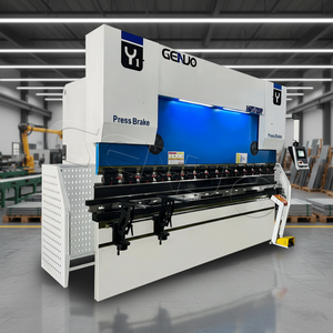 Presse <span class=keywords><strong>plieuse</strong></span> <span class=keywords><strong>hydraulique</strong></span> automatique CNC pour tôles en acier inoxydable de 63 tonnes, machine de pliage d'<span class=keywords><strong>occasion</strong></span> - Product Image 1