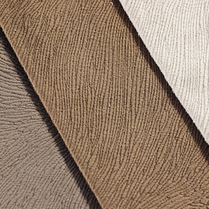 Tela de Terciopelo <span class=keywords><strong>Dobby</strong></span> Marrón 100% Poliéster, Resistente al Agua, para Tapicería de Sofás y Cortinas, Rollo de 280 GSM, Venta Directa de Fábrica Tenghui - Product Image 3
