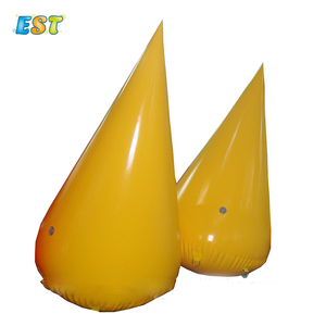 <span class=keywords><strong>Boyas</strong></span> hinchables en forma de lágrima de PVC, <span class=keywords><strong>boyas</strong></span> hinchables para natación en el océano, marcador de agua, 1 m x 1,5 m h - Product Image 2