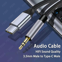 3.3FT 4.29FT USB C Aux Cable Type C Male to 3.5mm Male Jack AdapterExtension Audio Cord for Car StereoSpeakerHeadphone Samsung