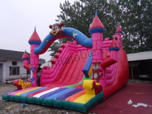 Château gonflable géant Mickey Cartoon avec toboggan, combo commercial, aire de jeux gonflable pour enfants, idéal pour la <span class=keywords><strong>location</strong></span> événementielle - Product Image 4