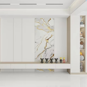 Ngân sách thân thiện với vàng lá hình nền không thấm nước đầu bằng chứng thực tế kết thúc bằng đá cẩm thạch tường Sticker 1.2x3 m/cuộn - Product Image 3