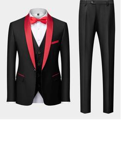 <span class=keywords><strong>Ensemble</strong></span> de costume de luxe 3 pièces pour homme, grandes tailles M-6XL, coupe ajustée, double fente, pour marié, smoking de <span class=keywords><strong>mariage</strong></span>, costumes décontractés et élégants - Product Image 5