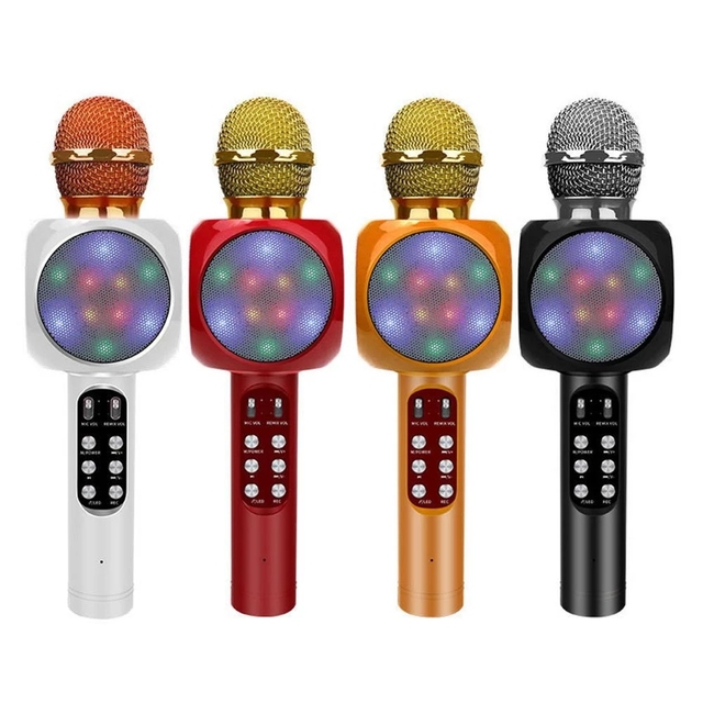 Yaika WS1816 Handheld  USB Player Mic Speaker Wireless Condenser Karaoke Microphone for Home KTV PK WS858 Microphone