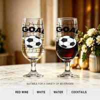 Verre à champagne de 13 oz, calice à pied pour bière, jus, cocktail, vin, dessert, pour fêtes et mariages