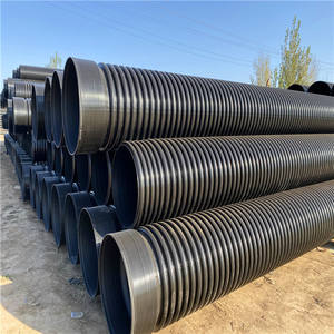 HDPE DN300/DN400/DN600/DN800 шланг ливневой дренажной трубы с двумя водопропускными стенками, гладкая гофрированная труба - Product Image 6