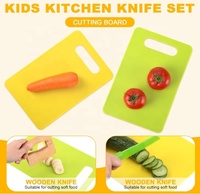 12 Stuks Kids Keuken Mes Set Peuter Fruit Groentesnijder Snijplank Kinderen Bakgereedschap