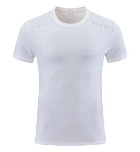 T-Shirt Personalizzata per Allenamento in Palestra, Vestibilità Regolare, Tessuto Traspirante ad Asciugatura Rapida, Tinta Unita, Vendita all'Ingrosso - Product Image 4