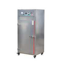 Machine commerciale de déshydrateur d'acier inoxydable de fruits et légumes avec le dessiccateur rotatoire de saucisse de 20 plateaux