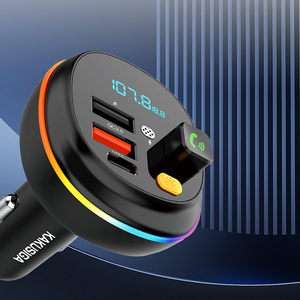 Nuevo Transmisor FM para Auto KAKU KSC-1983 BT V5.4 25W+30W con Doble Puerto de Carga Rápida y Luz RGB, Cargador para Auto <span class=keywords><strong>Directo</strong></span> de Fábrica - Product Image 5