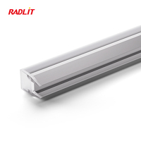 Lampes encastrées pour armoires en aluminium et plastique, LED, modernes, durables, écologiques, OEM/ODM, DC 12V 6000K Ra80, garantie 3 ans