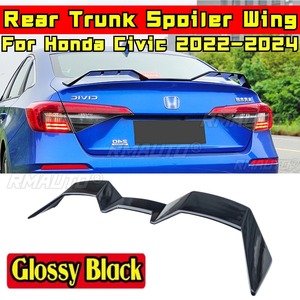 Aileron arrière pour Honda Civic 11e génération berline 2022 2023 2024, pièce de modification en plastique ABS, aileron de coffre arrière, accessoires de voiture - Product Image 1