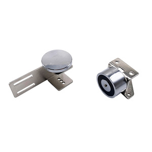 Loquet électromagnétique pour porte automatique, en alliage de zinc, fixation au sol, design minimaliste, installation facile - Product Image 1