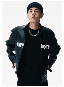 <span class=keywords><strong>Giacca</strong></span> da Moto in <span class=keywords><strong>Pelle</strong></span> Nera Retrò Classica con Design Personalizzato, Logo OEM, Patch in <span class=keywords><strong>Pelle</strong></span>, <span class=keywords><strong>Giacca</strong></span> da Corsa Nascar per <span class=keywords><strong>Uomo</strong></span> - Product Image 5