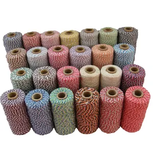 Colored 2mm bakery twine, 100m Assorted Raspberry Sorbet Bakers Cotton Twine, cotton string