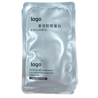 Masque réparateur au collagène recombinant avec glycérine, OEM/ODM, étiquette privée personnalisée, masque en feuille stérile hydratant pour tous types de peaux
