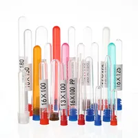 Clear Pet Plastic Test Tube For Crafts 16*100ミリメートルPS Plastic